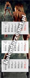 Kalendarze trójdzielne dziewczyny